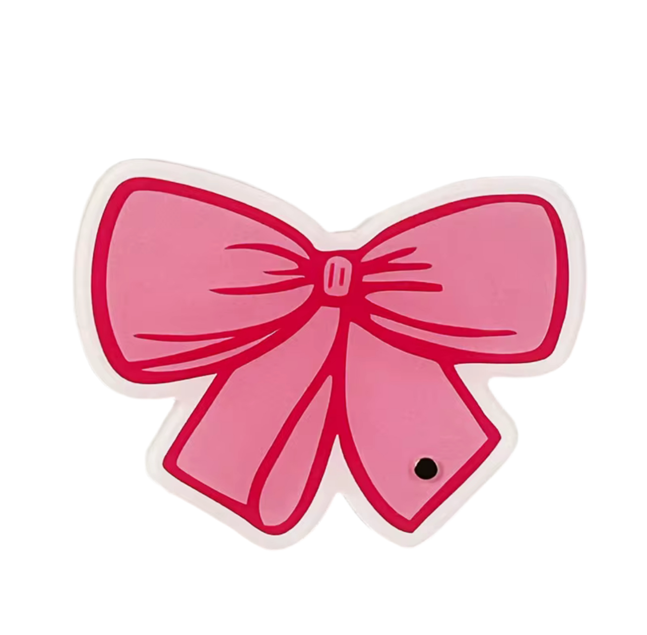 Pink Coquette Bow Lash Tile