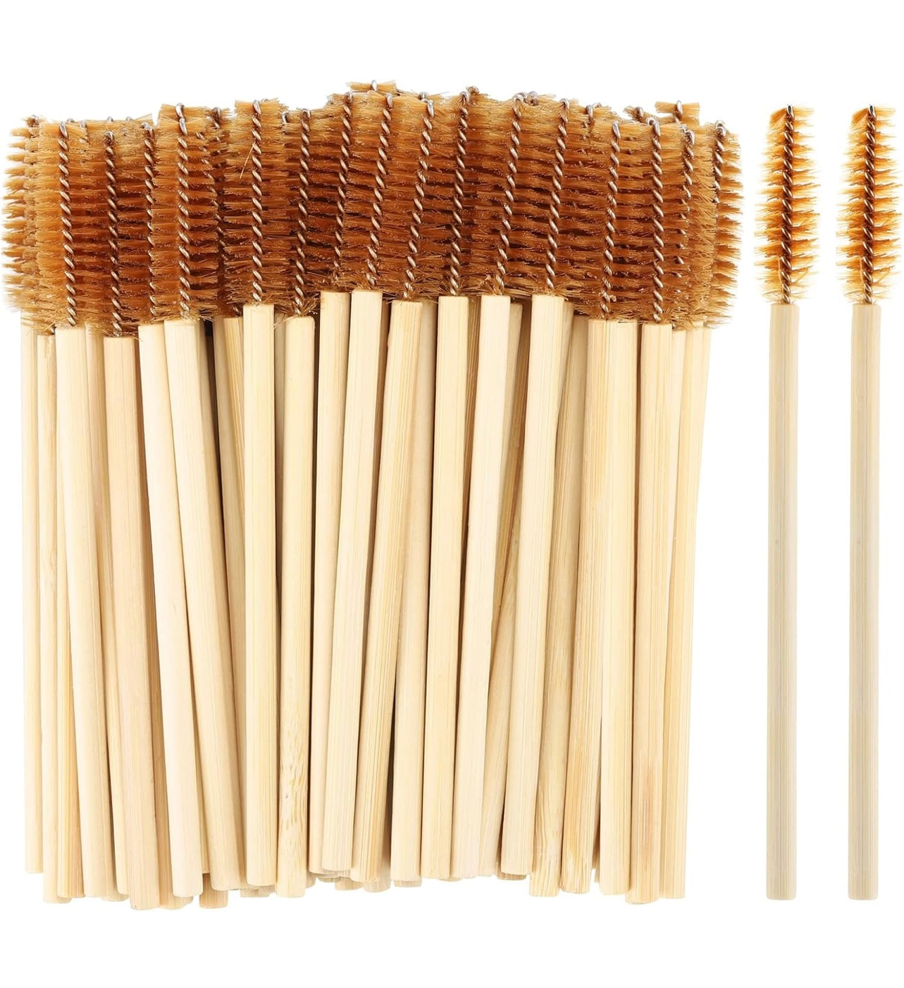 Brown Bamboo Lash Spoolies