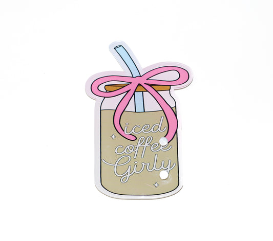 Iced Coffee Girly Lash Tile